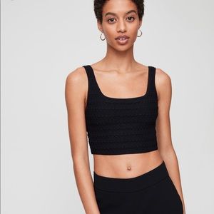 Aritzia Babaton Arjun Top - Black NWOT